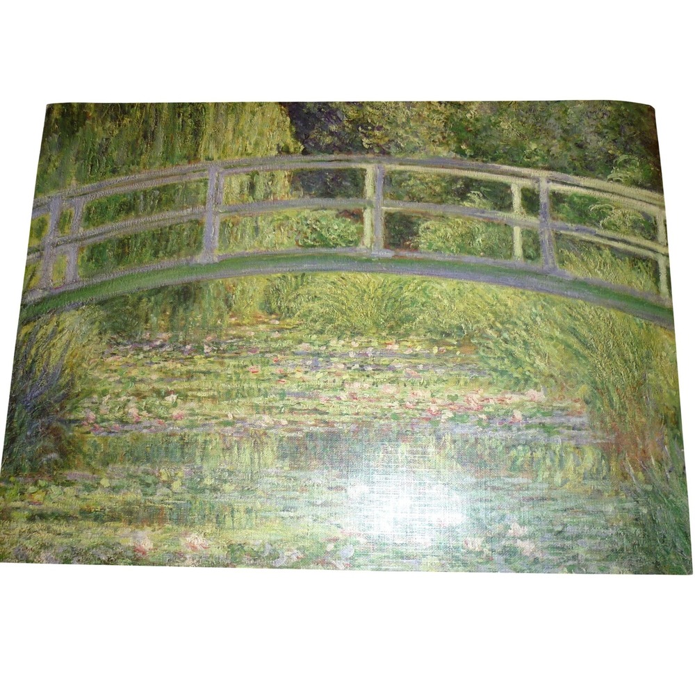 Claude Monet The Water-Lily‎ Pond Art Print Japanese Bridge Giverny 10x12"